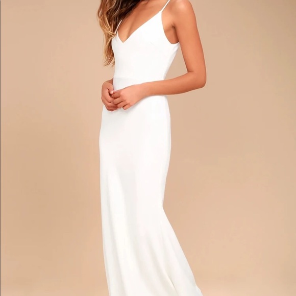 Lulus White Long Dress - Picture 2 of 13